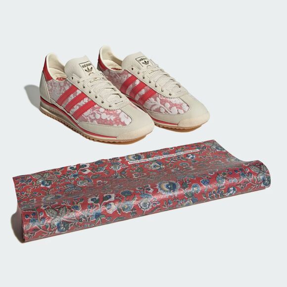 [NEW] Women's adidas SL 72 OG X Liberty London Shoes 'White'‎ JS1311 - Picture 7 of 9